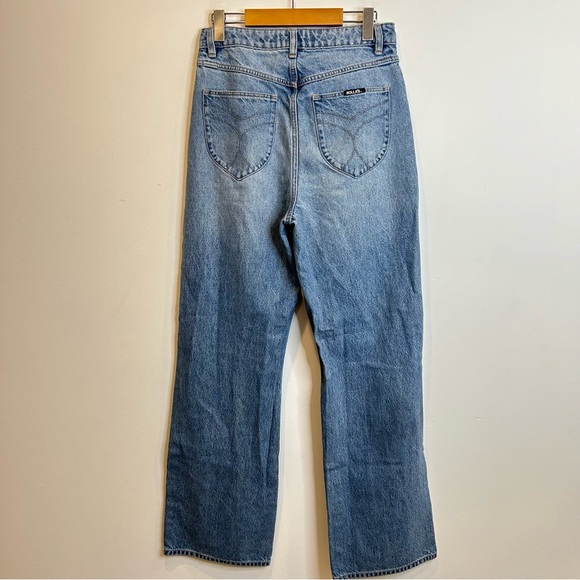 Rolla's Heidi Light Wash Denim High Rise Loose Straight Jeans - Picture 9 of 11